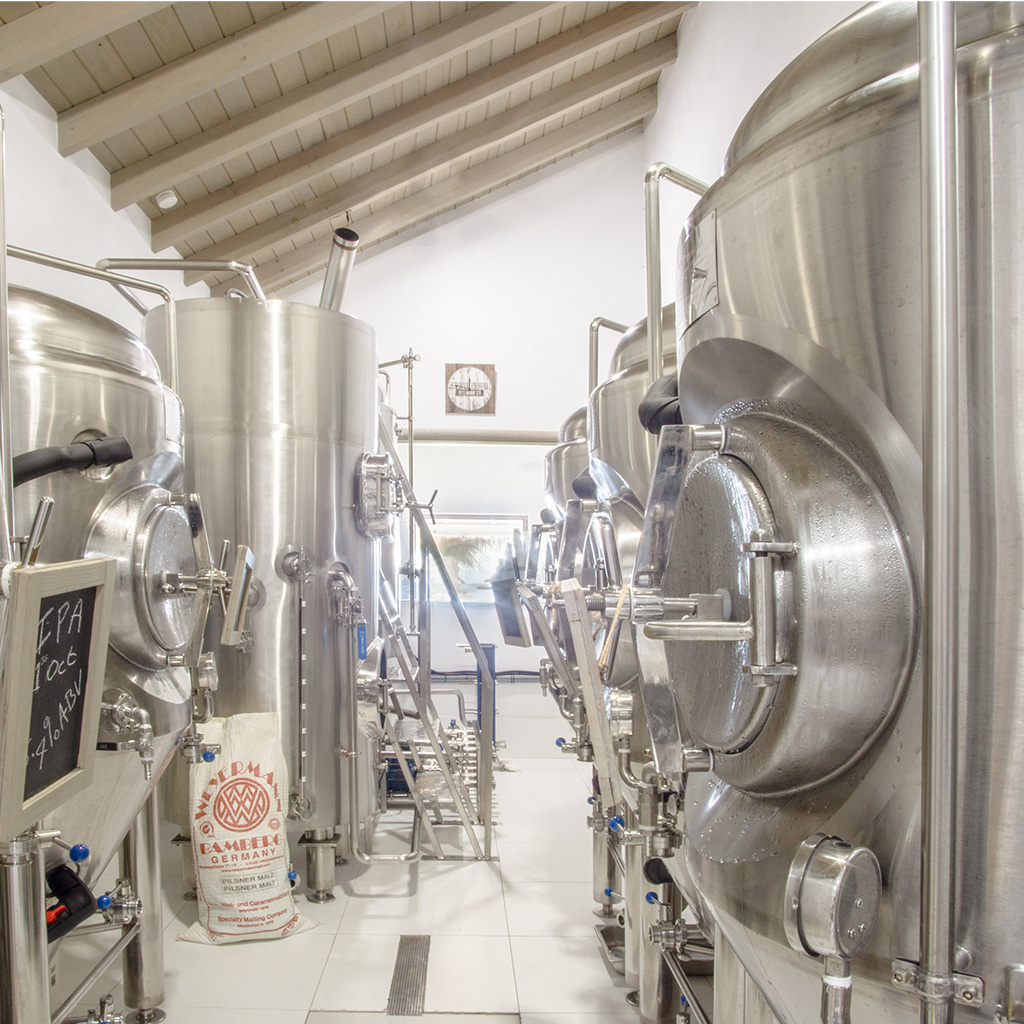 Inside Microbrewery